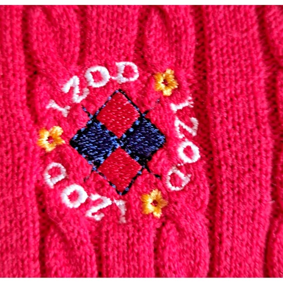 Lot of Girls 3T Casual Clothing Winter Cable Knit Sweater Dress Cardigan Preppy - Picture 9 of 16